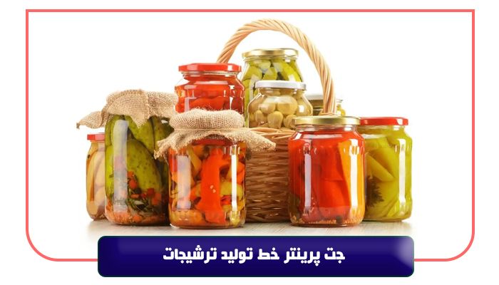 جت پرینتر خط تولید ترشیجات